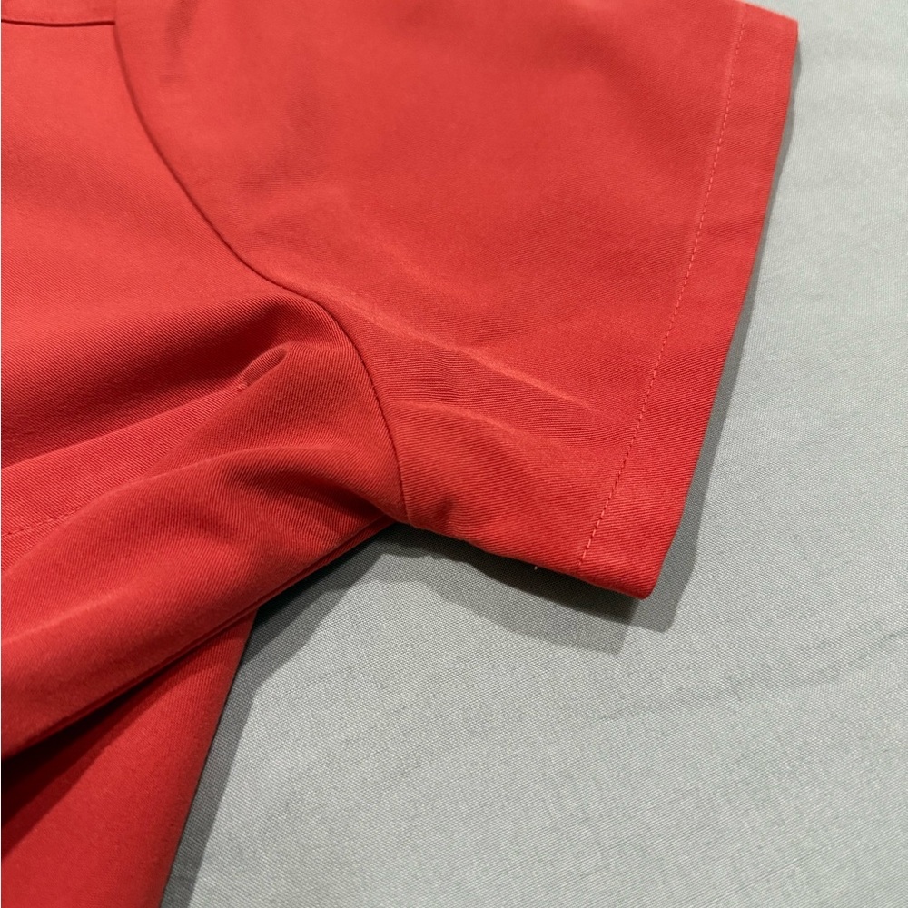 Figs Technical Collection Scrub Top In Red Extra Small - Picture 6 of 7